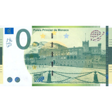 0 Euro biljet Palais Princier de Monaco